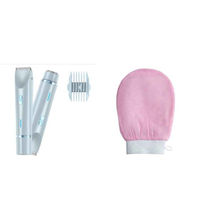 2 In 1 Hair Remover Women's Double Head Shaver Private Pubic Hair Trimmer Electric Razor Wet Dry Electric Body Hair 7458f6a3-2b41-4d7b-b832-dc49a7f19d98
