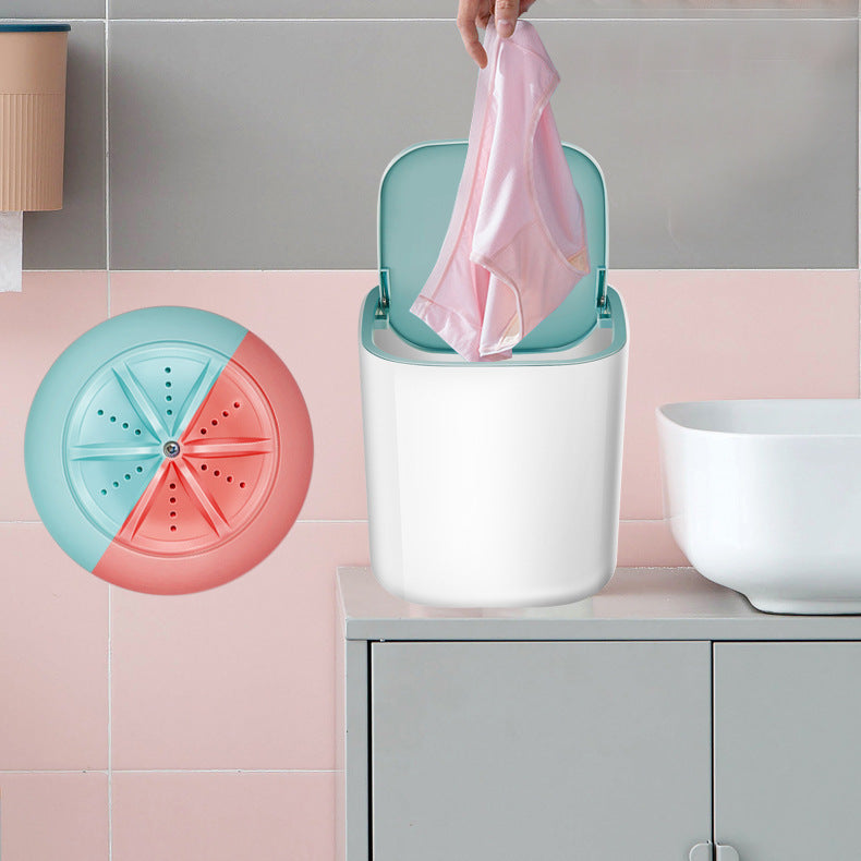 Household Small Laundry Bucket Mini Turbo Table Washing Machine Student Dormitory Underwear Socks Washer 751fa8b7-af63-4d3f-8869-37c8d2e1109e
