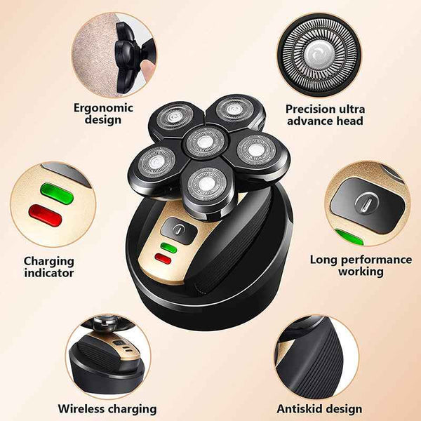 5 In 1 Multifunctional Electric Shaver 5 Blade Razor For Men Shaved Head Rechargeable Shaving Machine Beard Nose Hair Trimmer 756325f6-82dc-4d87-969d-2bd23a02a285