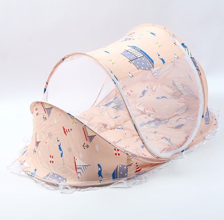 Foldable Baby Bed Net With Pillow Net 2pieces Set 767480073371