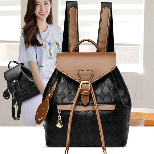 Female Backpack Casual Multifunction Women Leather Backpack Shoulder School Travel Back Pack 76826d0d-c60c-4916-8594-2d63cf40f604