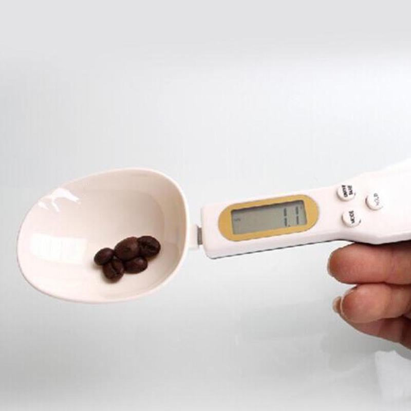 LCD Digital Kitchen Scale Electronic Cooking Food Weight Measuring Spoon Grams Coffee Tea Sugar Spoon Scale Kitchen Tools 778495569025