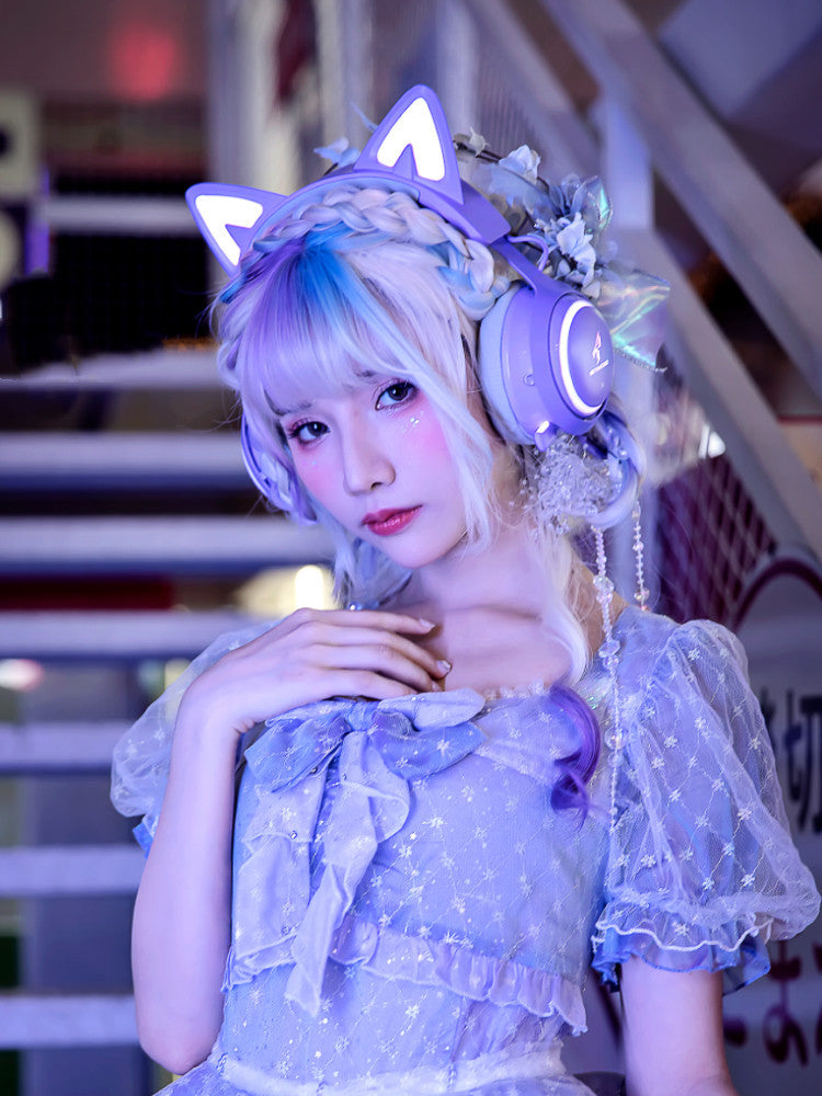 Net Red Same Style Luminous Cat Ear Headphones 7a1235d5-c29d-4798-bcae-c9216695eb6c