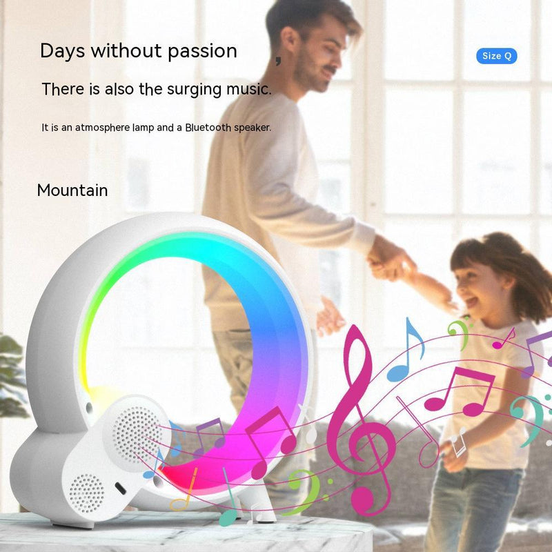 Creative Q Light Analog Sunrise Digital Display Alarm Clock Bluetooth Audio Intelligent Wake-up Q Colorful Atmosphere Light 7bda5dde-e6e9-4db6-ad4b-3b8ff57031ce_trans