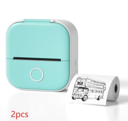 Portable Mini Thermal Label Printer Home Photo Printer Student Wrong Question Printer Bluetooth-compatible Mini Label Printer Price Tag - NOMAN STORE LLC