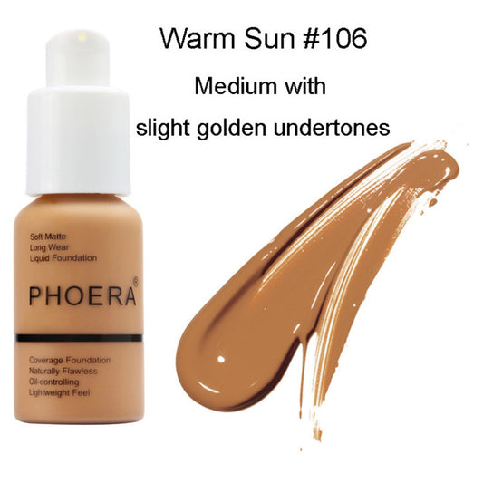 Explosive Press Type Oil Control Natural Color Matte Concealer Foundation Cream - NOMAN STORE LLC