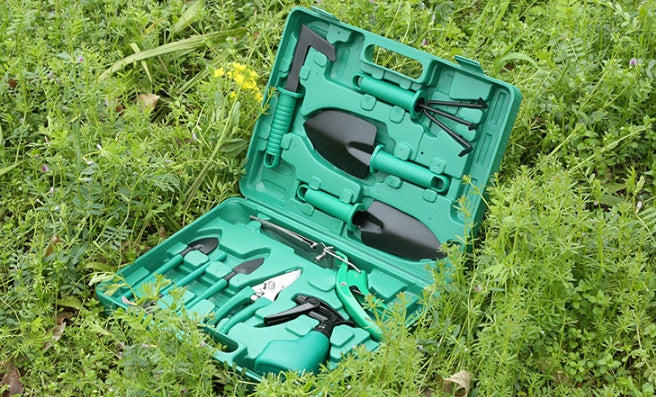 Ten-piece gardening tool set 841115650975