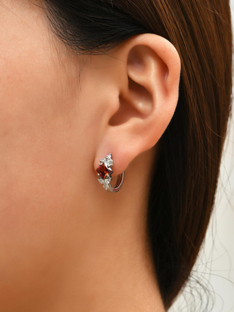 European And American Personalized Square Zircon Earrings 846f680b-6c85-4d88-adec-dd7a615a705d
