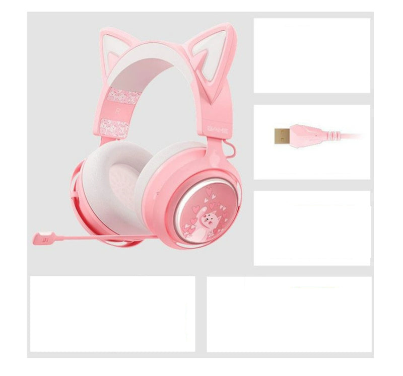Net Red Same Style Luminous Cat Ear Headphones 84b8372c-997d-4f6b-8b58-a78f48f0d78b