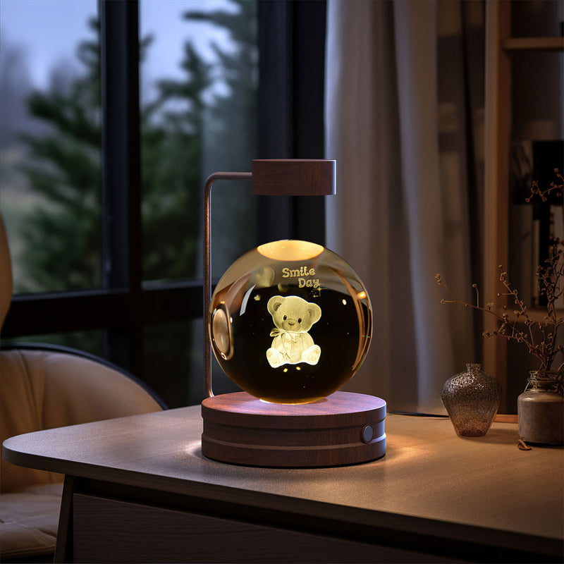Crystal Ball Cosmic Dinosaur Indoor Night Light USB Power Warm Bedside Light Birthday Gift Night Lamp 8748d9fc-24b6-473d-9645-27ff09aae6b7