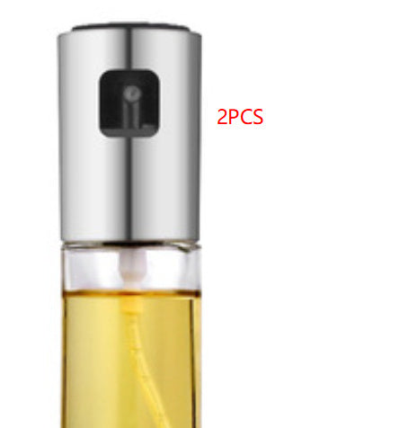 BBQ Healthy Kitchen Cooking Oil Vinegar Spray Bottle Push Type Oil Spray BottlePump Oil Tank Leakproof BBQ Sprayer BBQ Tools Kitchen Gadgets 884ba26d-f441-426b-8cb6-500b40b2564c