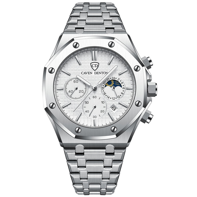 Waterproof High-grade Three Eyes And Six Needles Multi-functional Moon Phase Men's Steel Strap Watch 88b3e8a1-4266-47a3-ad70-c7ee8523ac5e