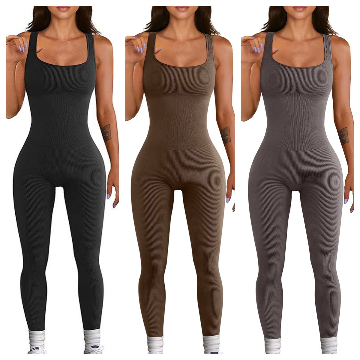 Women's Suspender Tank Top Tights - NOMAN STORE LLC