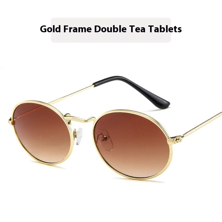 Sun Protection Trend Retro Oval Sun Glasses 8bdb1c3c-6d56-47f7-a22b-25e5965748fe_trans