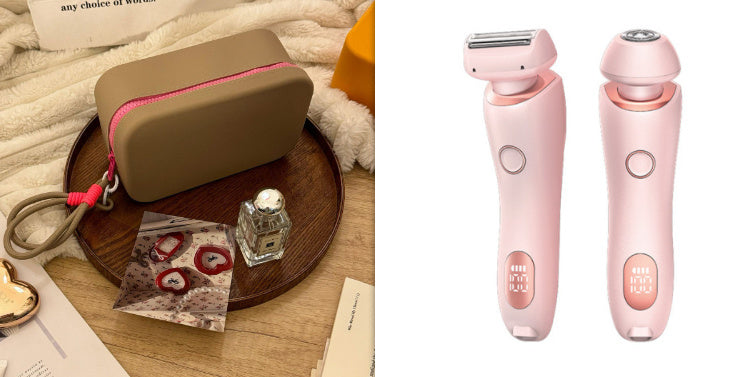 2 In 1 Hair Removal Epilator USB Rechargeable Trimmer Women Body Razor Face Leg Armpit Bikini Hand Pubic Shaver Hair Remover 8be26cd1-1428-4a7e-84d0-59e67f2ce2f6