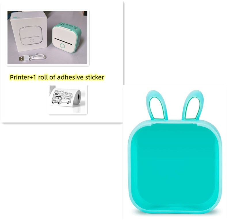 Portable Mini Thermal Label Printer Home Photo Printer Student Wrong Question Printer Bluetooth-compatible Mini Label Printer Price Tag 8e3a4f1a-4f66-4c3c-b37d-216e5e565549