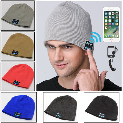 European And American Outdoor Wireless Headset Knitted Hat Multifunctional Music Hat - NOMAN STORE LLC