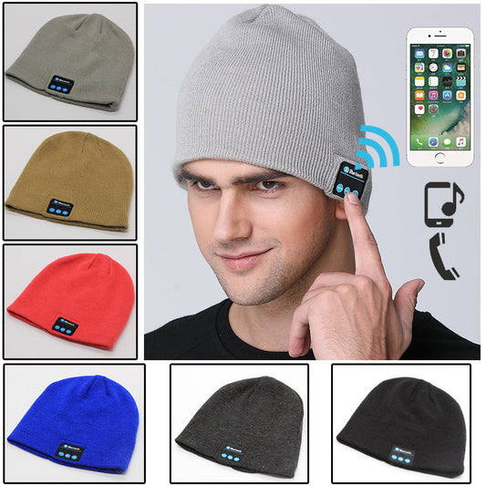 European And American Outdoor Wireless Headset Knitted Hat Multifunctional Music Hat - NOMAN STORE LLC
