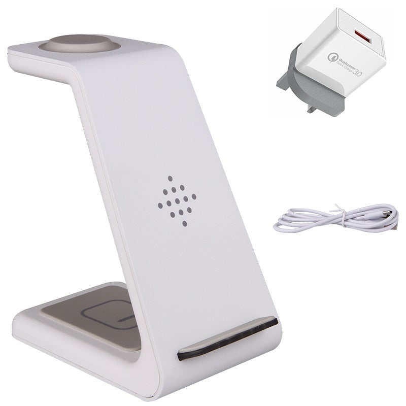 3 In 1 Fast Charging Station Wireless Charger Stand Wireless Quick Charge Dock For Phone Holder 903392863329