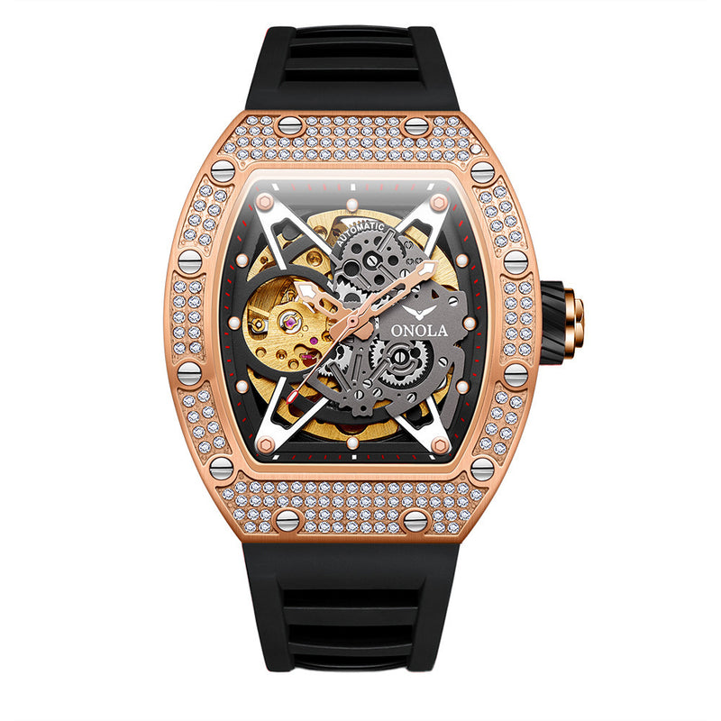 Fully-jewelled Automatic Mechanical Watch Men 90b12ee0-cf6a-4107-98fe-451e486c9a83
