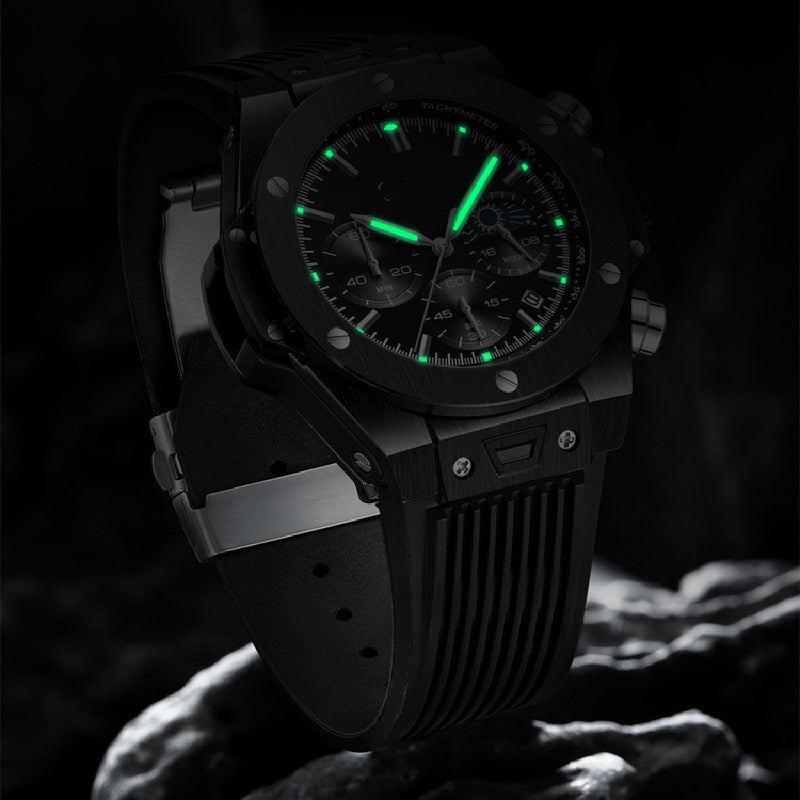 Men's Silicone Strap Quartz Watch 91369f54-1011-4295-b500-82ffaa94f2f2