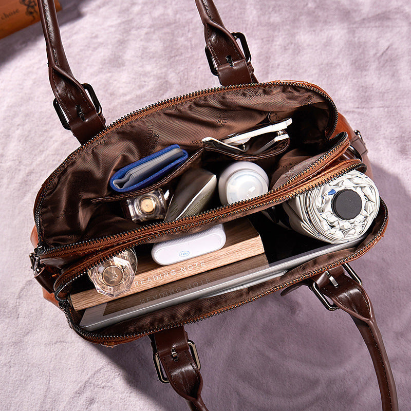 Bag Female Women's Genuine Leather Bags Handbags Crossbody Bags For Women Shoulder Bags Genuine Leather Bolsa Feminina Tote 920592c2-b37d-49d8-a624-760808ed41c8
