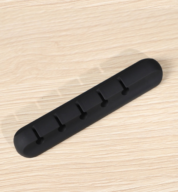 Silicone USB Cable Winder Desktop Cable Organizer Management Multipurpose Clips Cables Protector For Wired Headphones 924472527858