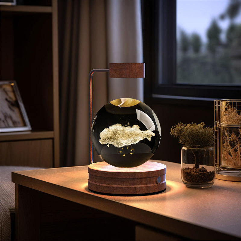 Crystal Ball Cosmic Dinosaur Indoor Night Light USB Power Warm Bedside Light Birthday Gift Night Lamp 92a0d116-ef46-4122-818b-9c47de6fa3bb