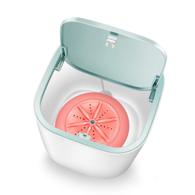 Household Small Laundry Bucket Mini Turbo Table Washing Machine Student Dormitory Underwear Socks Washer 92ff60e3-9190-4f6e-b91f-a5457777c62a