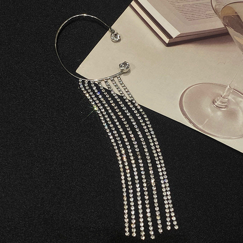 Fashionable And Simple Long Tassel Earrings 930c30e3-9128-49df-ab5a-90a11b1adc39
