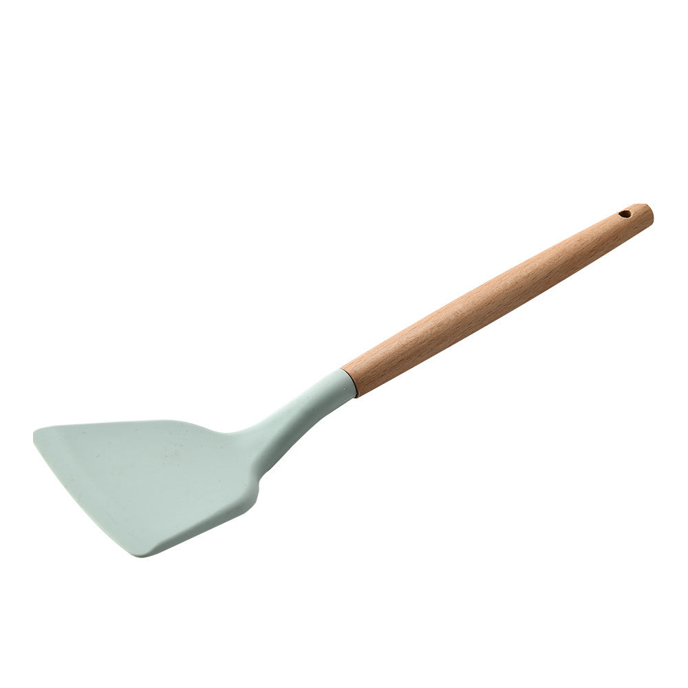 Silicone Kitchenware With Wooden Handle - NOMAN STORE LLC