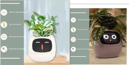 Smart Planter Endless Fun Over 49 Rich Expressions 7 Smart Sensors And AI Chips Make Raising Plants Easy And Fun - NOMAN STORE LLC