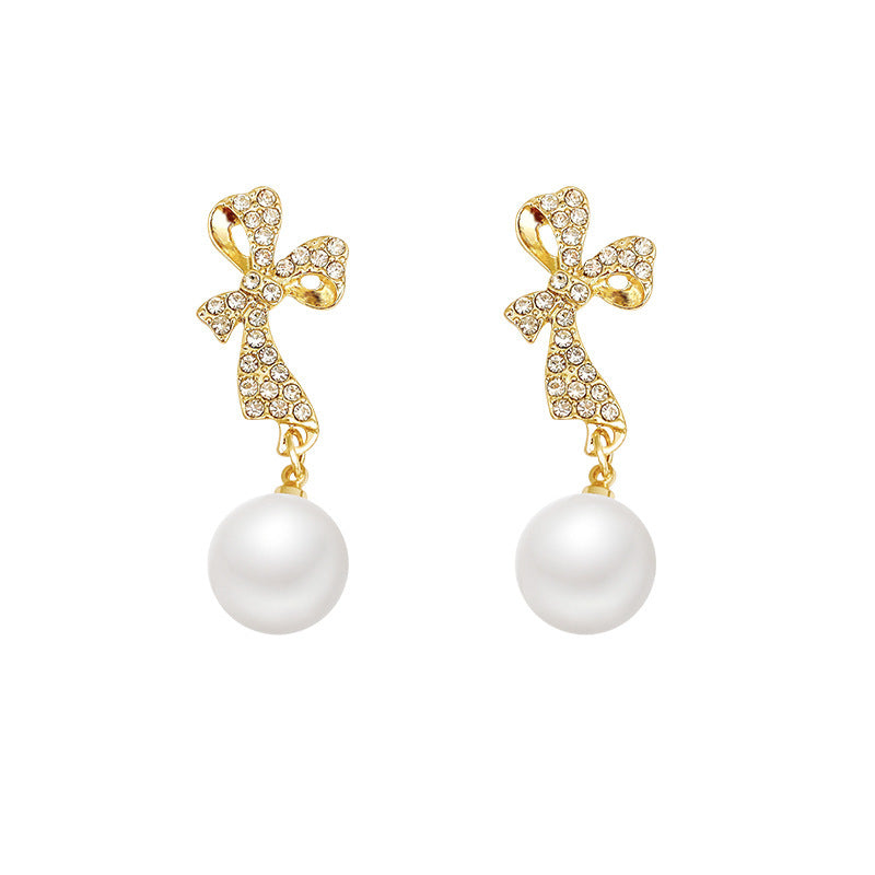 INS Butterfly Earrings With Rhinestones Fashion Temperament Jewelry 94858cf8-2649-4295-9041-90b8c8dd0d9d