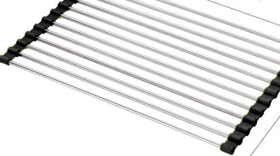 Folding Kitchen Drain Sink Rack Stainless Steel 97730076272