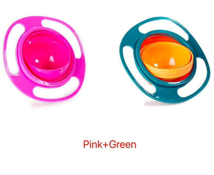 360 Rotate Universal Spill-proof Bowl Dishes 980883127514