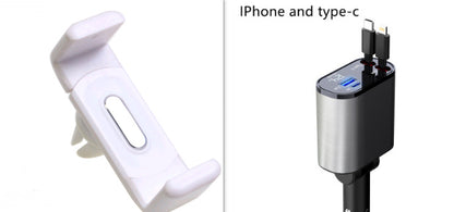 Metal Car Charger 100W Super Fast Charging Car Cigarette Lighter USB And TYPE-C Adapter - NOMAN STORE LLC
