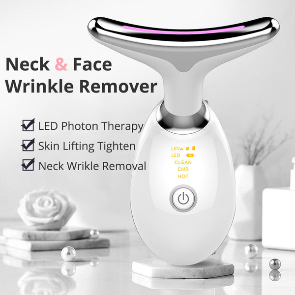 EMS Thermal Neck Lifting And Tighten Massager Electric Microcurrent Wrinkle Remover 990175b6-221f-4537-9fe0-60085580002b