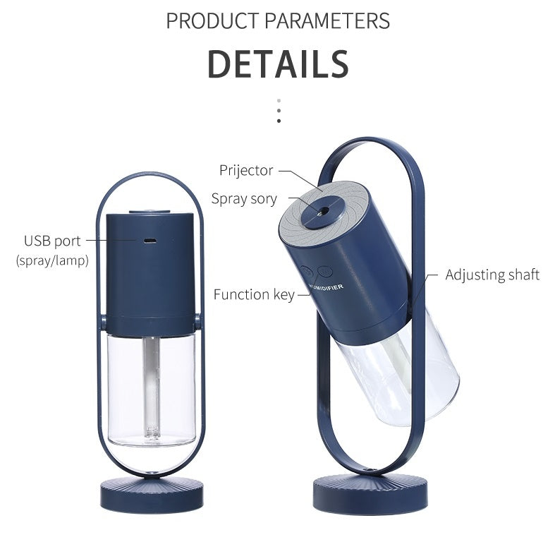 Magic Shadow USB Air Humidifier For Home With Projection Night Lights Ultrasonic Car Mist Maker Mini Office Air Purifier 99616451538
