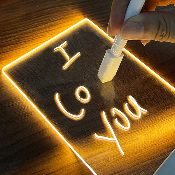 Creative Note Board Creative Led Night Light USB Message Board Holiday Light With Pen Gift For Children Girlfriend Decoration Night Lamp 99976ad5-28a2-4b16-bb56-e5d69c2fc698