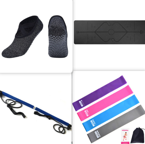 Non Slip TPE Yoga Mat Position Line Beginner 99b06a7d-3393-4b02-baf6-c88e3d56c795