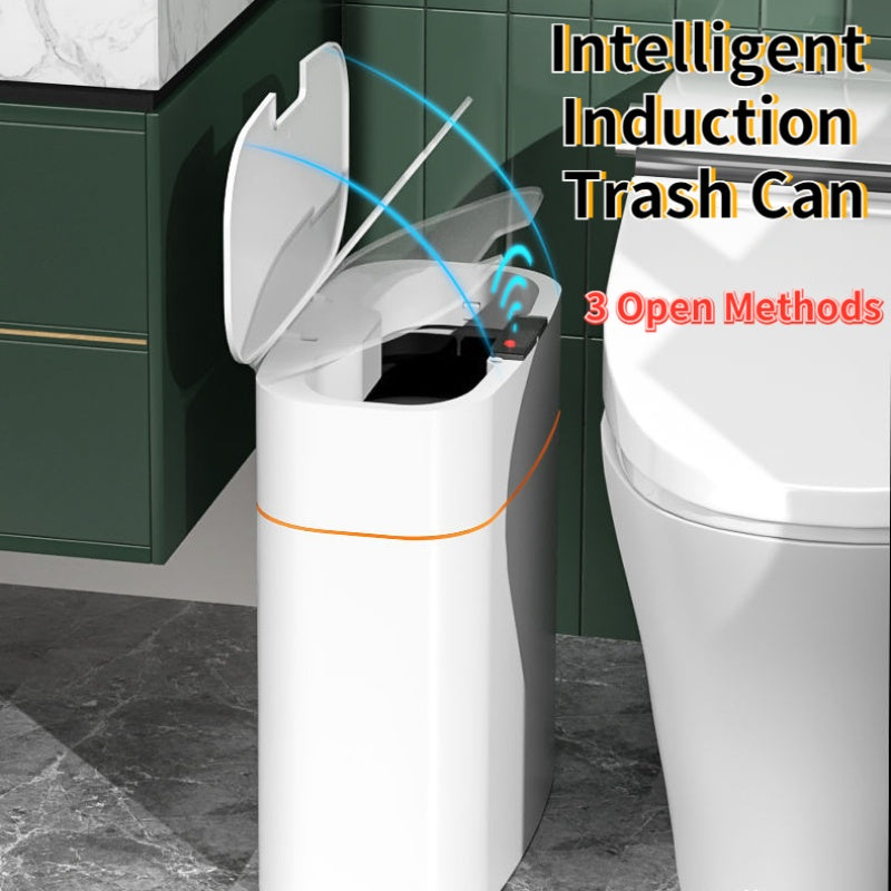 Smart Trash Can With Lid For Bedroom And Living Room Kitchen Storage Box Trash Can Induction Small Car Box Automatic Smart Dustbin Smart Trash Bin 9c26be9b-1b13-42bd-ac14-ea093eb7e45f