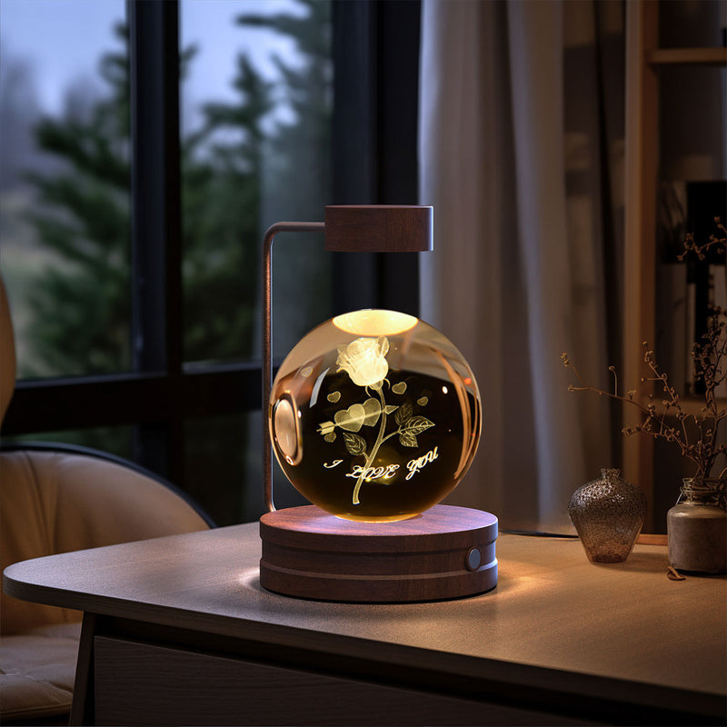 Crystal Ball Cosmic Dinosaur Indoor Night Light USB Power Warm Bedside Light Birthday Gift Night Lamp 9c9ec615-d890-41de-9b0d-1317b12230ee