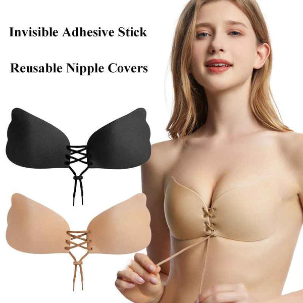 Large Size Strapless Bra Adhesive Sticky Push Up Bras For Women Rabbit Brassiere Lingerie Invisible Women Hot 9caa6877-38e6-4a7d-a260-d9418a22305e