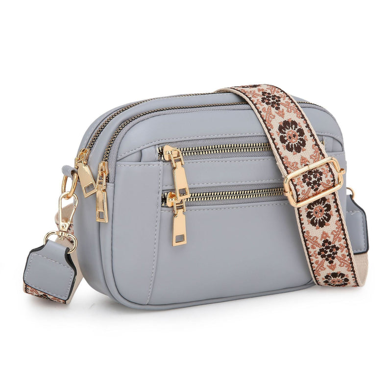 Ladies' Small Square Bag Two-tone Leather Crossbody Bag Large-capacity PU Crossbody Wallet Multi-functional For Women's Bag 9d316bbc-6c48-4581-aea6-7e8aa5c89022