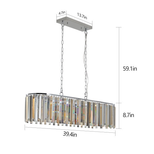 Modern Oval Crystal Chandelier Luxury Home Decor Fixtures - No Bulbs Unavailable Platform- Temu 9fd5bbff-23ef-4172-9cc1-a9d3393166ab