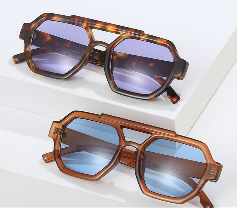 Polygon Double Beam Sunglasses Pilot Sunshade Sunglasses IMAGE-EDIT_368b1042-f551-418e-a372-da5eec7da4db