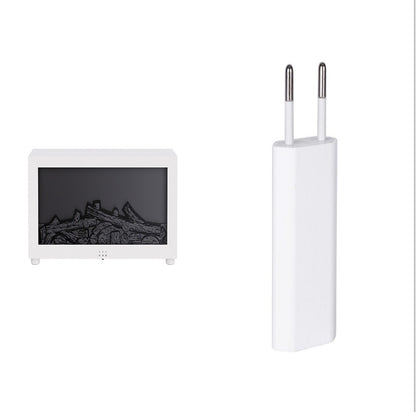 New Flame Aromatherapy Machine Colorful Essential Oil Diffuser Home Large Fog Volume Flame Humidifier 3D Flame Fireplace Machine - NOMAN STORE LLC