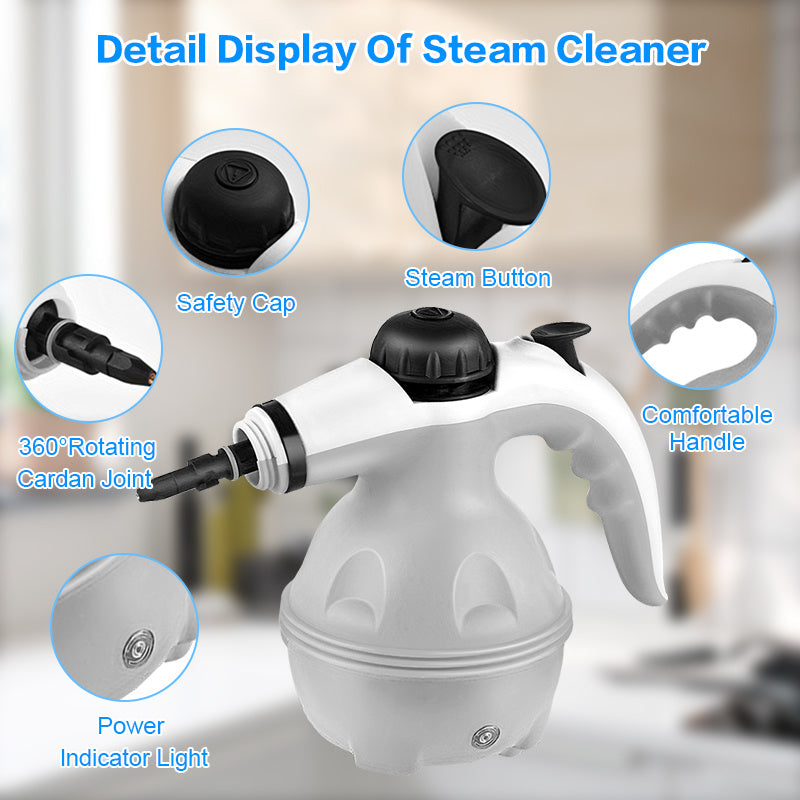 Grenade Steam Cleaner, Pressurized Handheld Cleaner For Household Use, Equipped With 12 Accessories, For Multiple Surfaces And A Powerful Home Steam Machine For Cleaning In Various Scenarios. a34d4d7e-4ea0-49ac-9c27-be58a358ab29