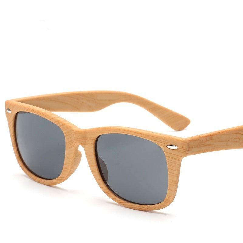 Retro Rice Nail Plastic Wood Grain Sun Glasses a457c66b-4352-4ca1-ae3b-31c42f818473