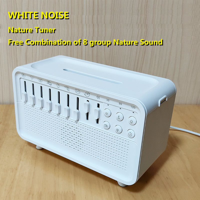 3 In 1 Bluetooth Speaker White Noise Sleep Night Light Humidifier All-in-one Machine Free Combination Of 8 Group Nature Sound a508bd46-a66f-4ea1-b203-99366fe63b9d